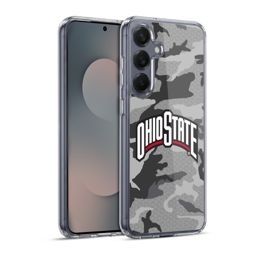 Ohio State University Logo Light Camou Soft Gel Case for Samsung Galaxy S25+ & MagSafe