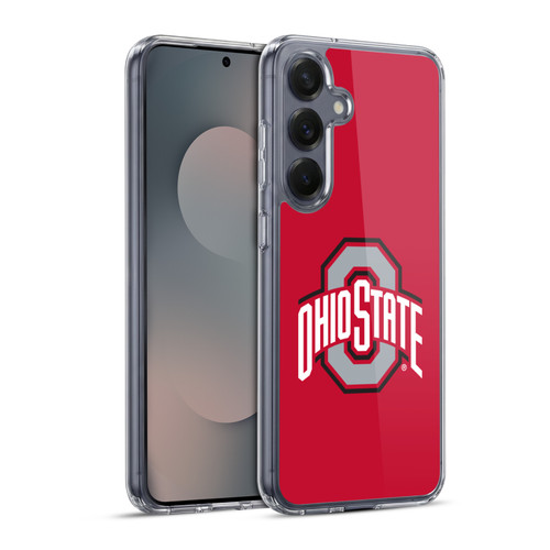 Ohio State University Logo Plain Soft Gel Case for Samsung Galaxy S25+ & MagSafe