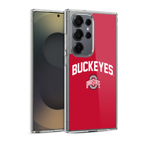 Ohio State University Logo Buckeyes Soft Gel Case for Samsung Galaxy S25 Ultra & MagSafe
