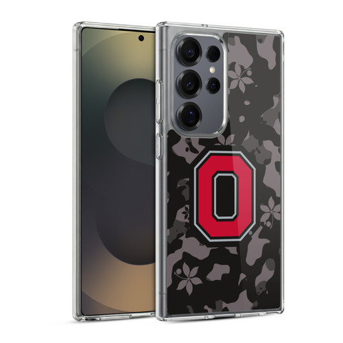 Ohio State University Logo Dark Camou Soft Gel Case for Samsung Galaxy S25 Ultra & MagSafe