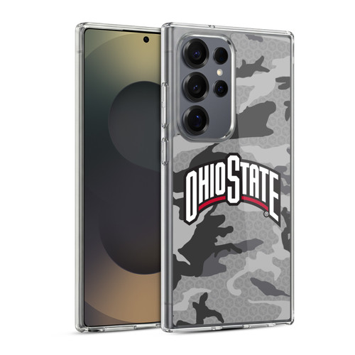 Ohio State University Logo Light Camou Soft Gel Case for Samsung Galaxy S25 Ultra & MagSafe