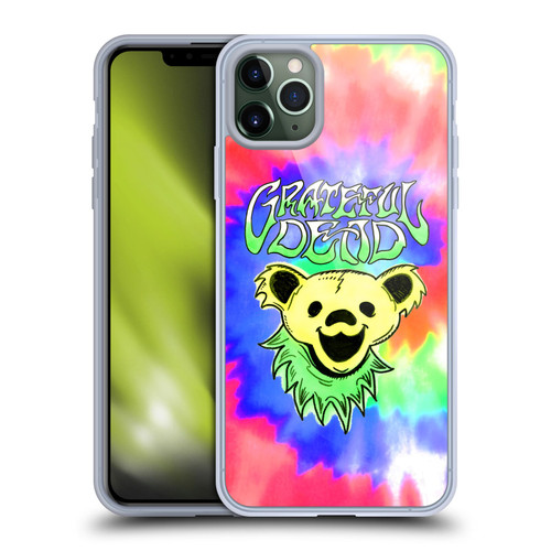 Grateful Dead Trends Bear Tie Dye Soft Gel Case for Apple iPhone 11 Pro Max & MagSafe