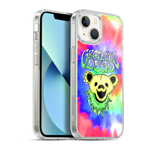 Grateful Dead Trends Bear Tie Dye Soft Gel Case for Apple iPhone 13