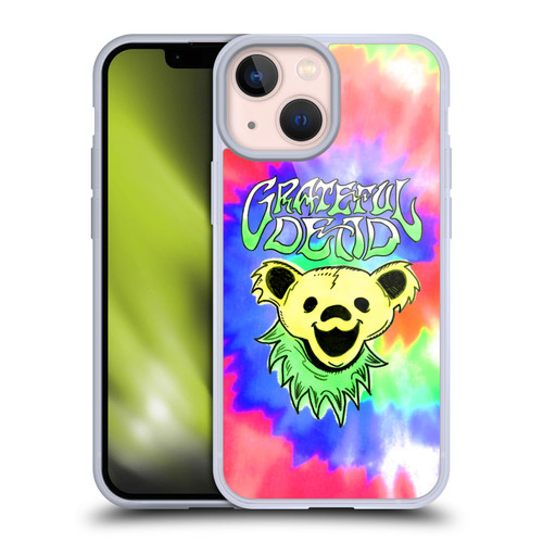 Grateful Dead Trends Bear Tie Dye Soft Gel Case for Apple iPhone 13 Mini & MagSafe