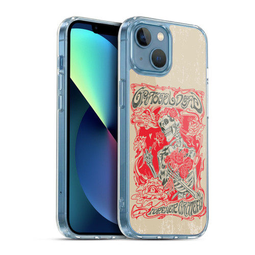 Grateful Dead Trends Forever Grateful Soft Gel Case for Apple iPhone 13 Mini & MagSafe