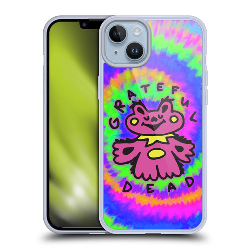Grateful Dead Trends Dancing Bear Colorful Soft Gel Case for Apple iPhone 14 Plus & MagSafe