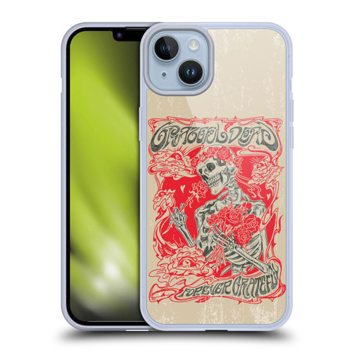 Grateful Dead Trends Forever Grateful Soft Gel Case for Apple iPhone 14 Plus & MagSafe