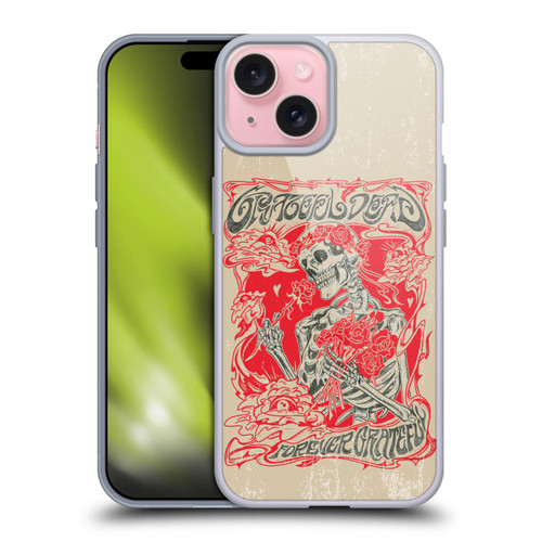 Grateful Dead Trends Forever Grateful Soft Gel Case for Apple iPhone 15 & MagSafe