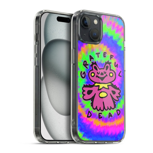 Grateful Dead Trends Dancing Bear Colorful Soft Gel Case for Apple iPhone 15 Plus & MagSafe