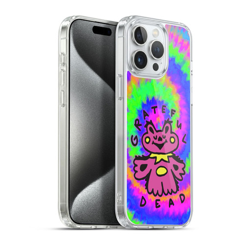 Grateful Dead Trends Dancing Bear Colorful Soft Gel Case for Apple iPhone 15 Pro Max & MagSafe