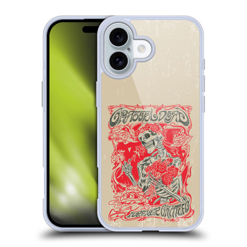Grateful Dead Trends Forever Grateful Soft Gel Case for Apple iPhone 16 & MagSafe