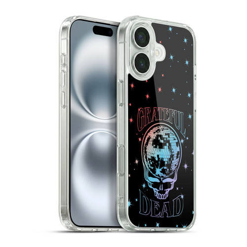 Grateful Dead Trends Skull Logo Soft Gel Case for Apple iPhone 16 Plus & MagSafe