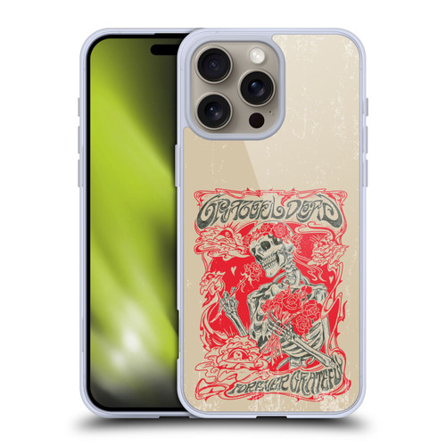 Grateful Dead Trends Forever Grateful Soft Gel Case for Apple iPhone 16 Pro Max & MagSafe