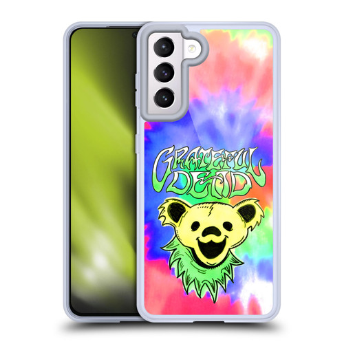 Grateful Dead Trends Bear Tie Dye Soft Gel Case for Samsung Galaxy S21 5G & MagSafe