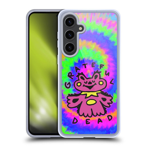 Grateful Dead Trends Dancing Bear Colorful Soft Gel Case for Samsung Galaxy S24+ 5G & MagSafe