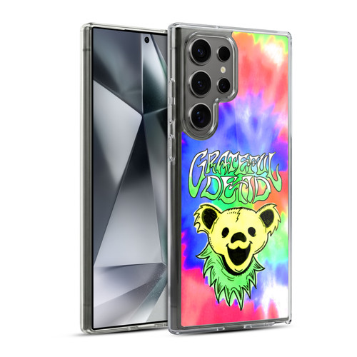 Grateful Dead Trends Bear Tie Dye Soft Gel Case for Samsung Galaxy S24 Ultra 5G & MagSafe