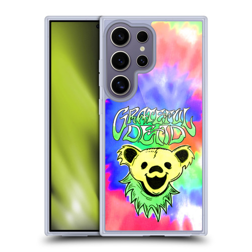 Grateful Dead Trends Bear Tie Dye Soft Gel Case for Samsung Galaxy S25 Ultra & MagSafe