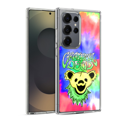 Grateful Dead Trends Bear Tie Dye Soft Gel Case for Samsung Galaxy S25 Ultra & MagSafe