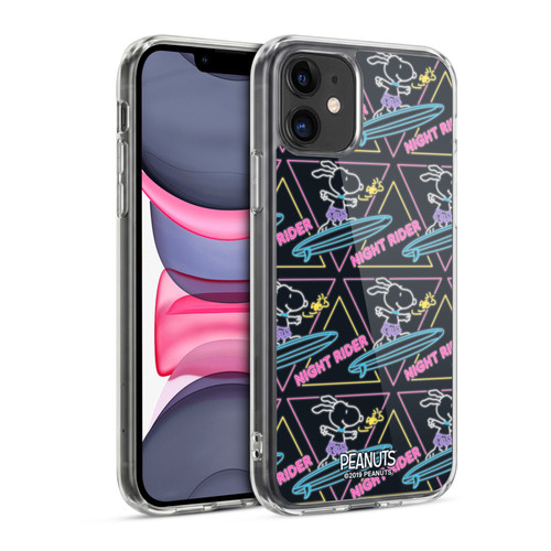 Peanuts Snoopy Aloha Disco Night Rider Soft Gel Case for Apple iPhone 11
