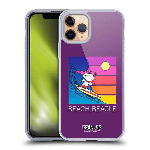 Peanuts Snoopy Aloha Disco Beach Beagle Soft Gel Case for Apple iPhone 11 Pro & MagSafe