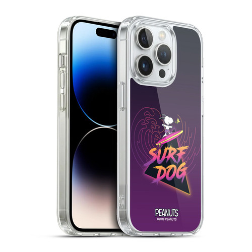 Peanuts Snoopy Aloha Disco Surf Dog Soft Gel Case for Apple iPhone 13 Pro & MagSafe