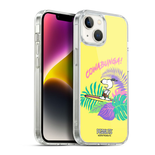 Peanuts Snoopy Aloha Disco Cowabunga! Soft Gel Case for Apple iPhone 14