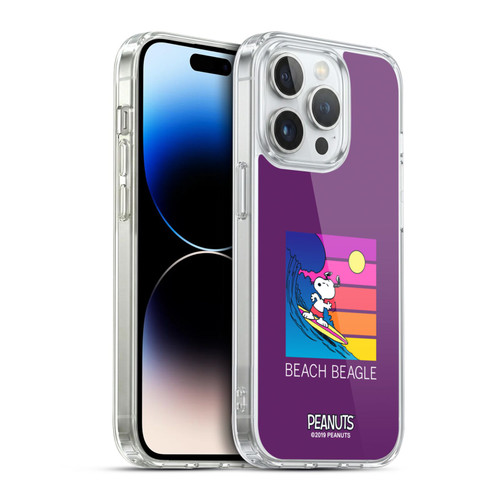 Peanuts Snoopy Aloha Disco Beach Beagle Soft Gel Case for Apple iPhone 14 Pro & MagSafe