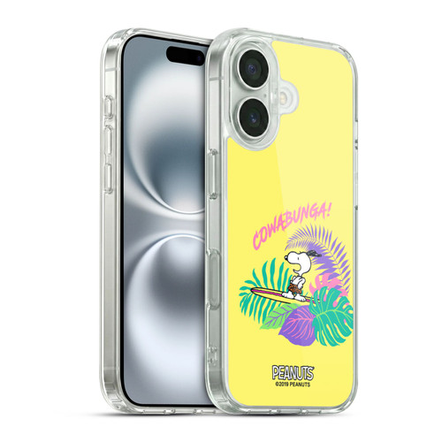 Peanuts Snoopy Aloha Disco Cowabunga! Soft Gel Case for Apple iPhone 16 & MagSafe