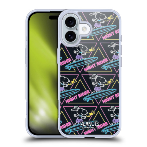 Peanuts Snoopy Aloha Disco Night Rider Soft Gel Case for Apple iPhone 16 & MagSafe