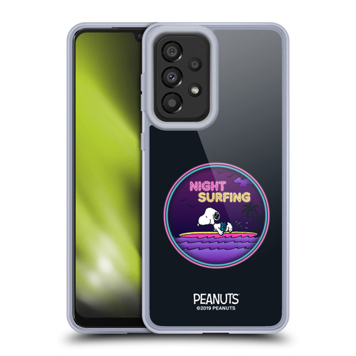 Peanuts Snoopy Aloha Disco Night Surfer Soft Gel Case for Samsung Galaxy A33 5G (2022)