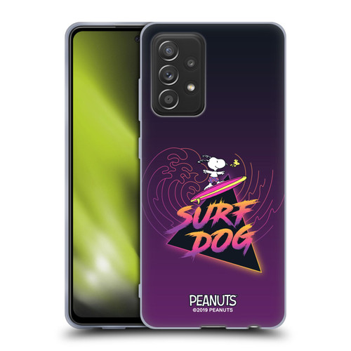 Peanuts Snoopy Aloha Disco Surf Dog Soft Gel Case for Samsung Galaxy A52 / A52s / 5G (2021)