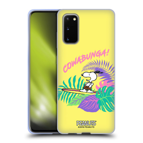 Peanuts Snoopy Aloha Disco Cowabunga! Soft Gel Case for Samsung Galaxy S20 / S20 5G