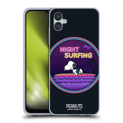 Peanuts Snoopy Aloha Disco Night Surfer Soft Gel Case for Samsung Galaxy M04 5G / A04e