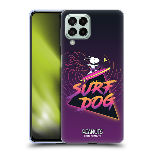 Peanuts Snoopy Aloha Disco Surf Dog Soft Gel Case for Samsung Galaxy M53 (2022)