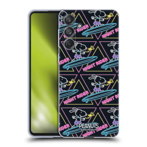Peanuts Snoopy Aloha Disco Night Rider Soft Gel Case for Samsung Galaxy M55 5G