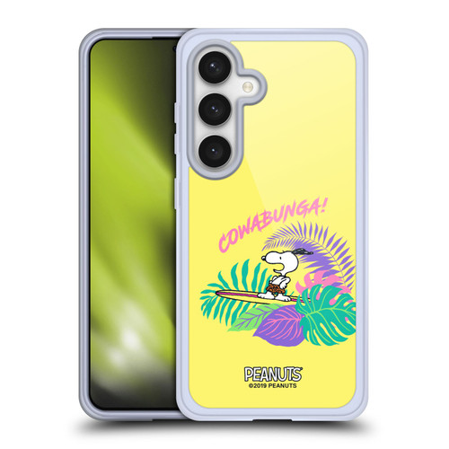 Peanuts Snoopy Aloha Disco Cowabunga! Soft Gel Case for Samsung Galaxy S24 5G & MagSafe