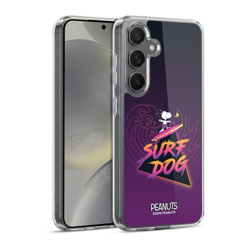 Peanuts Snoopy Aloha Disco Surf Dog Soft Gel Case for Samsung Galaxy S24 5G & MagSafe