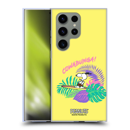 Peanuts Snoopy Aloha Disco Cowabunga! Soft Gel Case for Samsung Galaxy S24 Ultra 5G
