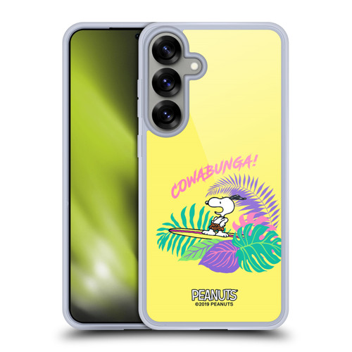 Peanuts Snoopy Aloha Disco Cowabunga! Soft Gel Case for Samsung Galaxy S25+
