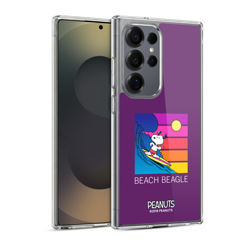 Peanuts Snoopy Aloha Disco Beach Beagle Soft Gel Case for Samsung Galaxy S25 Ultra & MagSafe