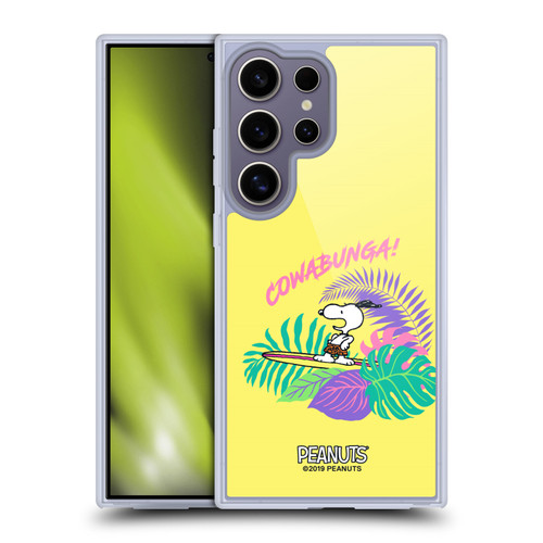 Peanuts Snoopy Aloha Disco Cowabunga! Soft Gel Case for Samsung Galaxy S25 Ultra & MagSafe