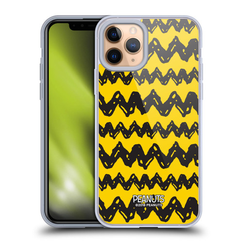 Peanuts Charlie Brown Patterns Soft Gel Case for Apple iPhone 11 Pro & MagSafe