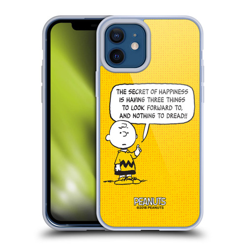 Peanuts Charlie Brown Happiness Soft Gel Case for Apple iPhone 12 / iPhone 12 Pro & MagSafe