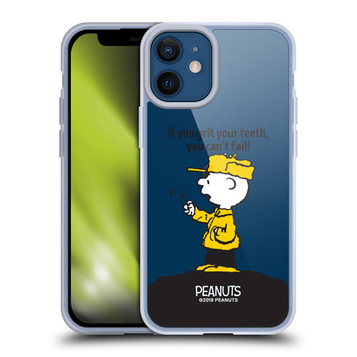 Peanuts Charlie Brown You Can't Fail Soft Gel Case for Apple iPhone 12 Mini & MagSafe