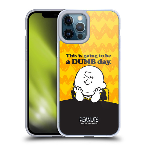 Peanuts Charlie Brown Dumb Day Soft Gel Case for Apple iPhone 12 Pro Max & MagSafe