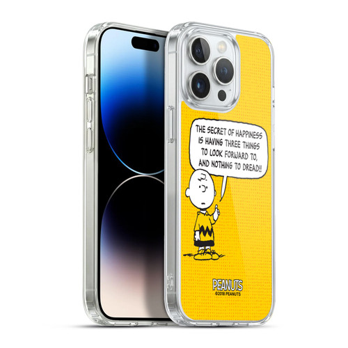 Peanuts Charlie Brown Happiness Soft Gel Case for Apple iPhone 13 Pro Max & MagSafe