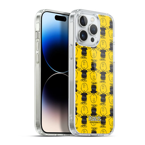 Peanuts Charlie Brown Patterns 2 Soft Gel Case for Apple iPhone 13 Pro Max & MagSafe