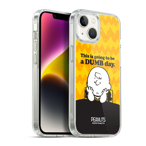 Peanuts Charlie Brown Dumb Day Soft Gel Case for Apple iPhone 14