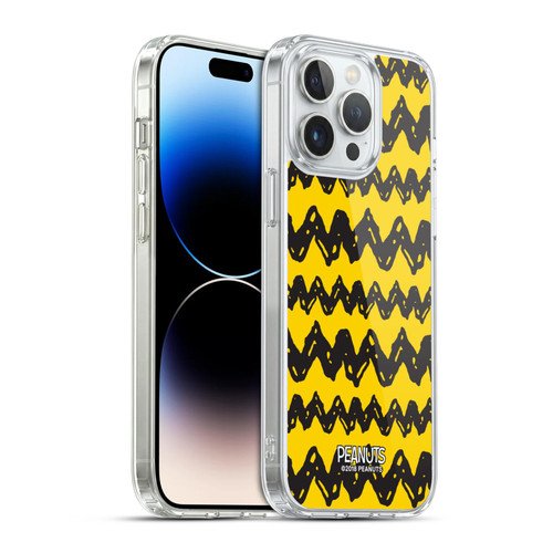 Peanuts Charlie Brown Patterns Soft Gel Case for Apple iPhone 14 Pro Max & MagSafe