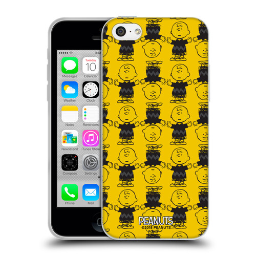 Peanuts Charlie Brown Patterns 2 Soft Gel Case for Apple iPhone 5c